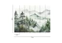 living walls Fototapete THE WALL III Wald Landschaft Vlies Bild 3