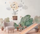 Fototapete für Kinderzimmer - Beige, Grün, Braun Bild 2