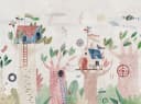 Fototapete Wald Baumhaus Kinder Bild 1