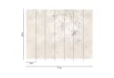 living walls Fototapete THE WALL III Floral Blumen Tapete Bild 3