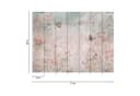 living walls Fototapete THE WALL III Floral Vliestapete Bunt/Blau/Grau Bild 3