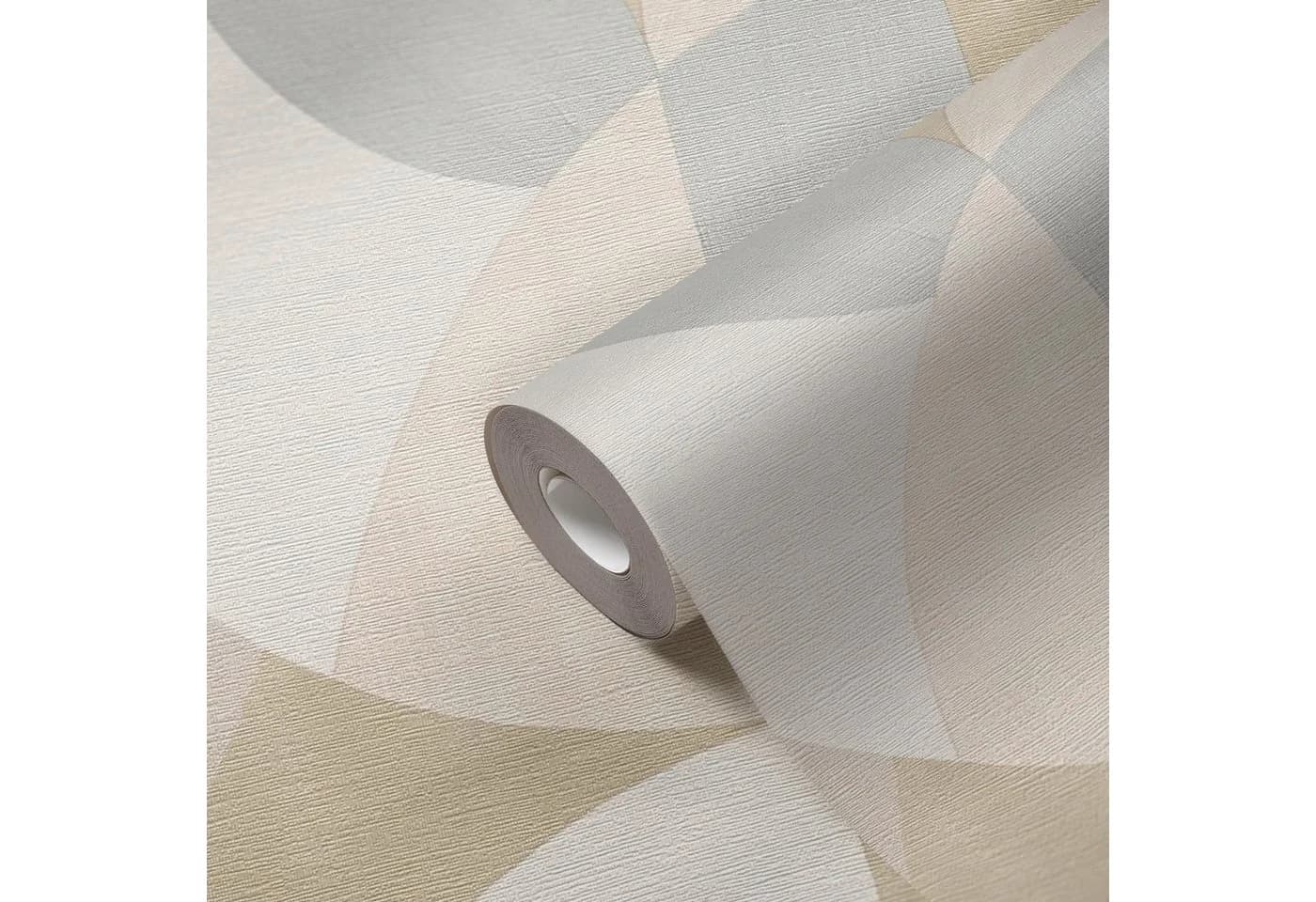 A.S. Création Vliestapete French Affair Grau Beige Geometrisch