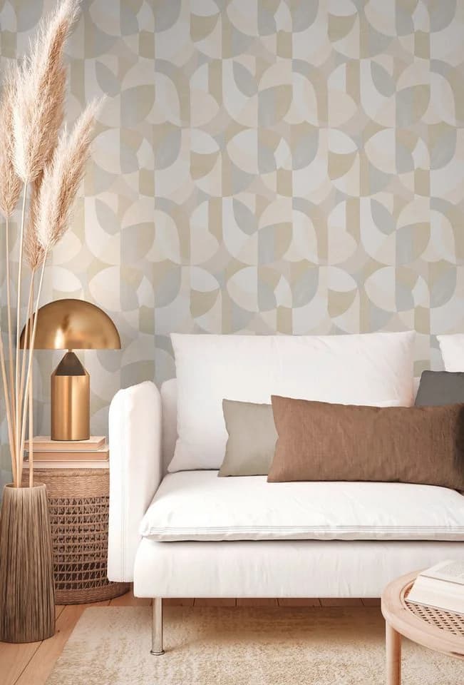 A.S. Création Vliestapete French Affair Grau Beige Geometrisch - Bild 5