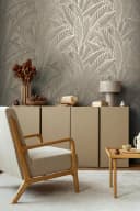 A.S. Création Vliestapete French Affair Blattmuster Metallic Schwarz Bild 5
