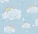 A.S. Création Vliestapete Himmel Regenbogen Wolken Blau Bunt 77144-1 Bild 1