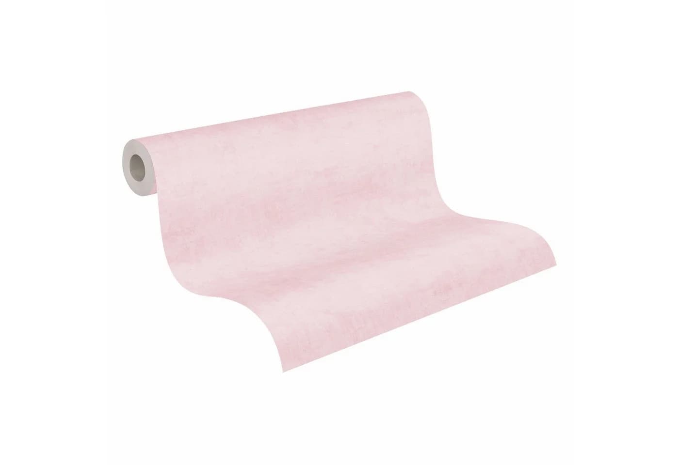 A.S. Création Vliestapete Uni Modern Textil Optik Rosa 77178-4 Lilly + Luis