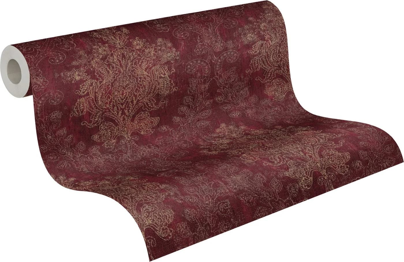 A.S. Création Vliestapete Trend Spectrum Baroque Rot Metallic