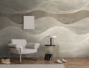 living walls Fototapete Berglandschaft Vlies Matt Braun Grau Bild 2