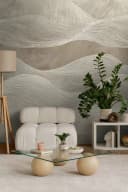 living walls Fototapete Berglandschaft Vlies Matt Braun Grau Bild 5