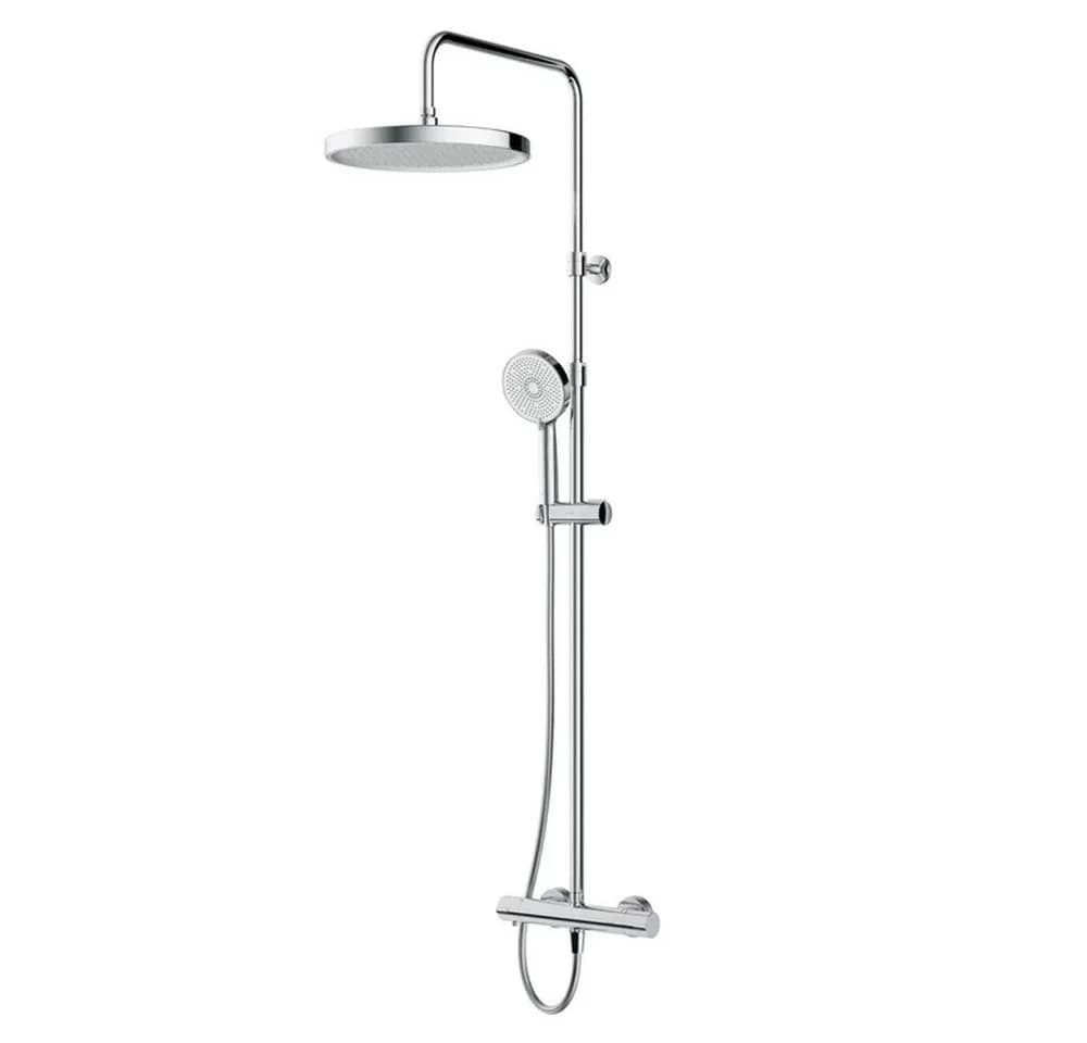 AM.PM Duschsystem PLAY mit Thermostat Regendusche Chrom