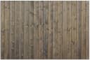 Wallario Sichtschutzzaunmatte Holzpaneel Grau-Braun Bild 2