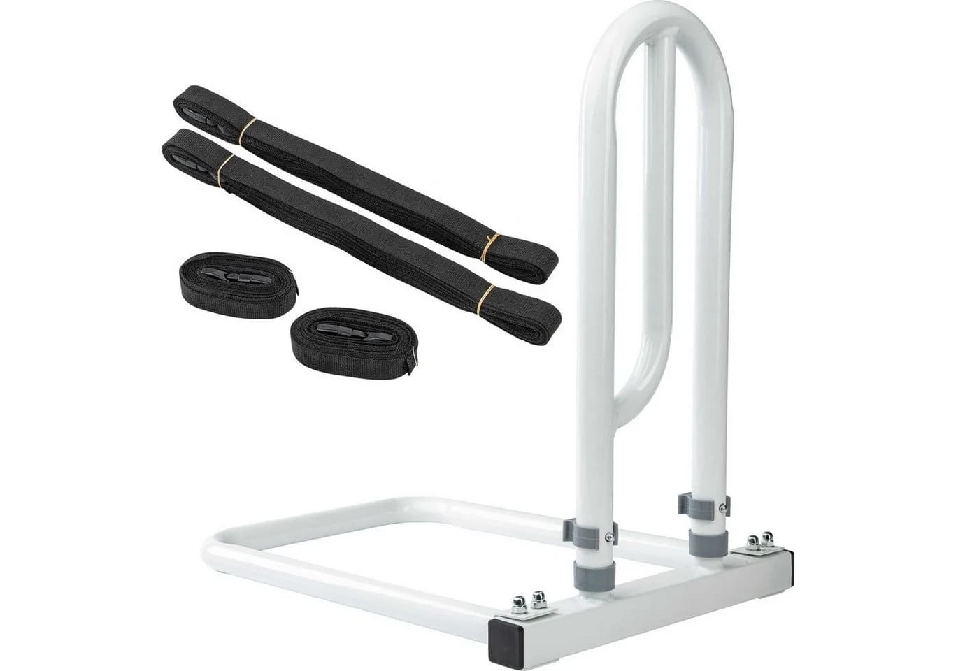ONVAYA Bett-Aufstehhilfe Weiß Stahlrohr Ergonomischer Griff - Bild 2