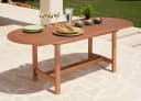 MERXX Maracaibo Gartentisch Oval Braun Ausziehbar Bild 2