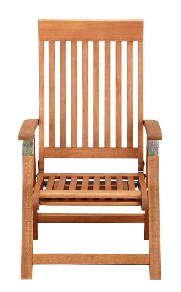 MERXX Gartensessel Comodoro Braun Eukalyptus Holz Verstellbar Klappbar - Bild 2