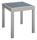 MERXX Lima Gartentisch Silber Ausziehbar Aluminium Glas Bild 2