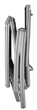MERXX Gartenliege Schwarz Klappbar Aluminium 100% Polyester Bild 5