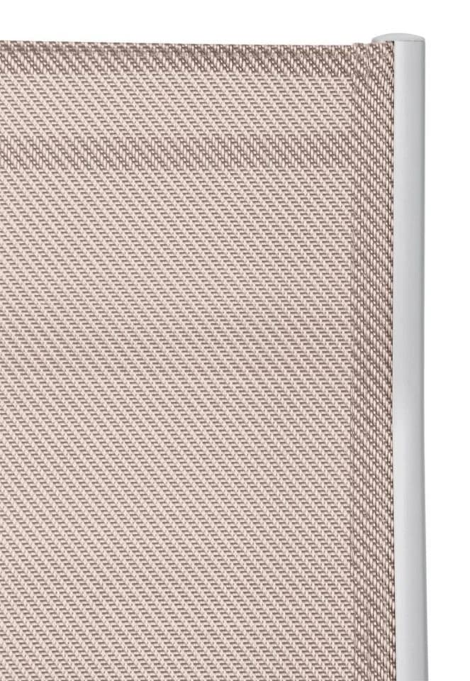 MERXX Gartenstuhl Amalfi 2er Set Grau Taupe Aluminium Verstellbar - Bild 4