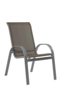 MERXX Gartenstuhl Amalfi 2er Set Grau Stapelbar Bild 3