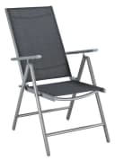 MERXX Gartenstuhl Lima 2er Set Schwarz Verstellbar Bild 3
