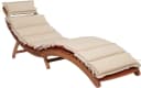 Gartenliege MERXX Havanna 2-tlg. Eukalyptus Braun Beige Bild 1