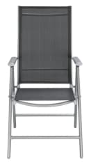 Balkonset MERXX Lima 2-Sitzer Schwarz Grau Aluminium Polyester Bild 4