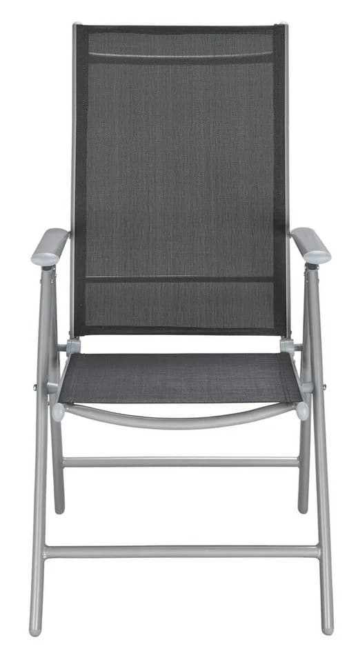 Balkonset MERXX Lima 2-Sitzer Schwarz Grau Aluminium Polyester - Bild 4