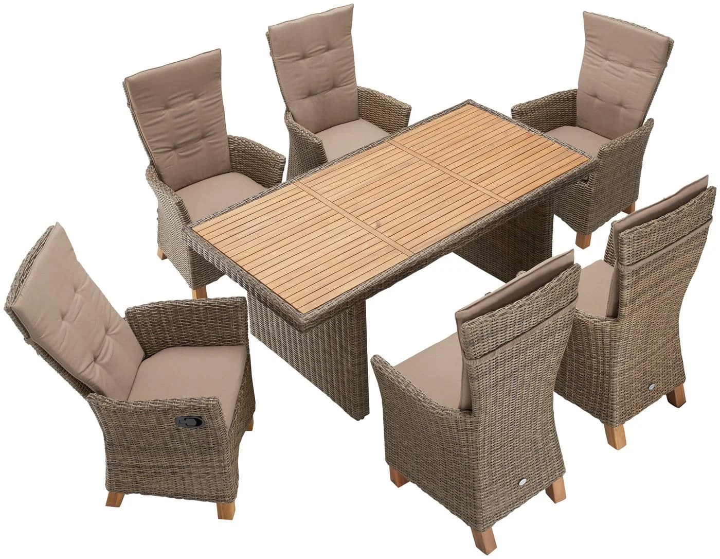 MERXX Garten-Essgruppe Toskana Deluxe 13-tlg. Akazienholz - Bild 3