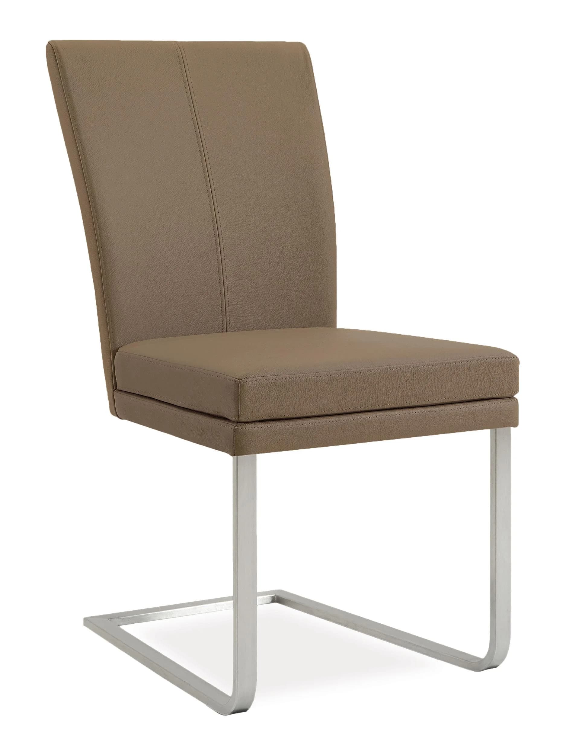 Freischwinger Elastoform NIKLAS Leder Napoli Stone