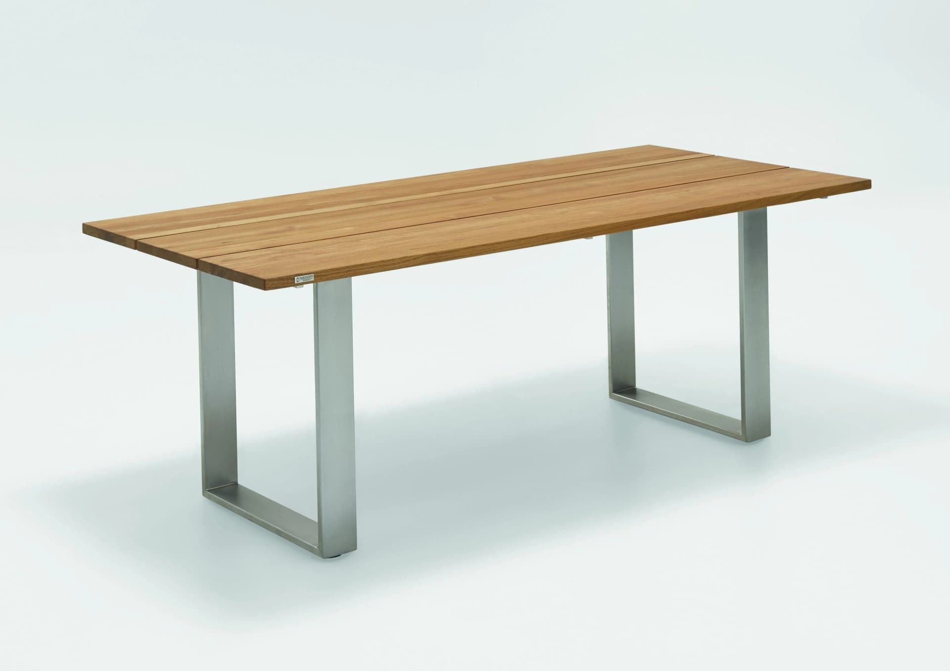Gartentisch Noah Teakholz Edelstahl Niehoff