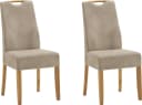 NIEHOFF SITZMÖBEL Top Chairs Esszimmerstuhl 2er-Set Beige Eiche Bild 2