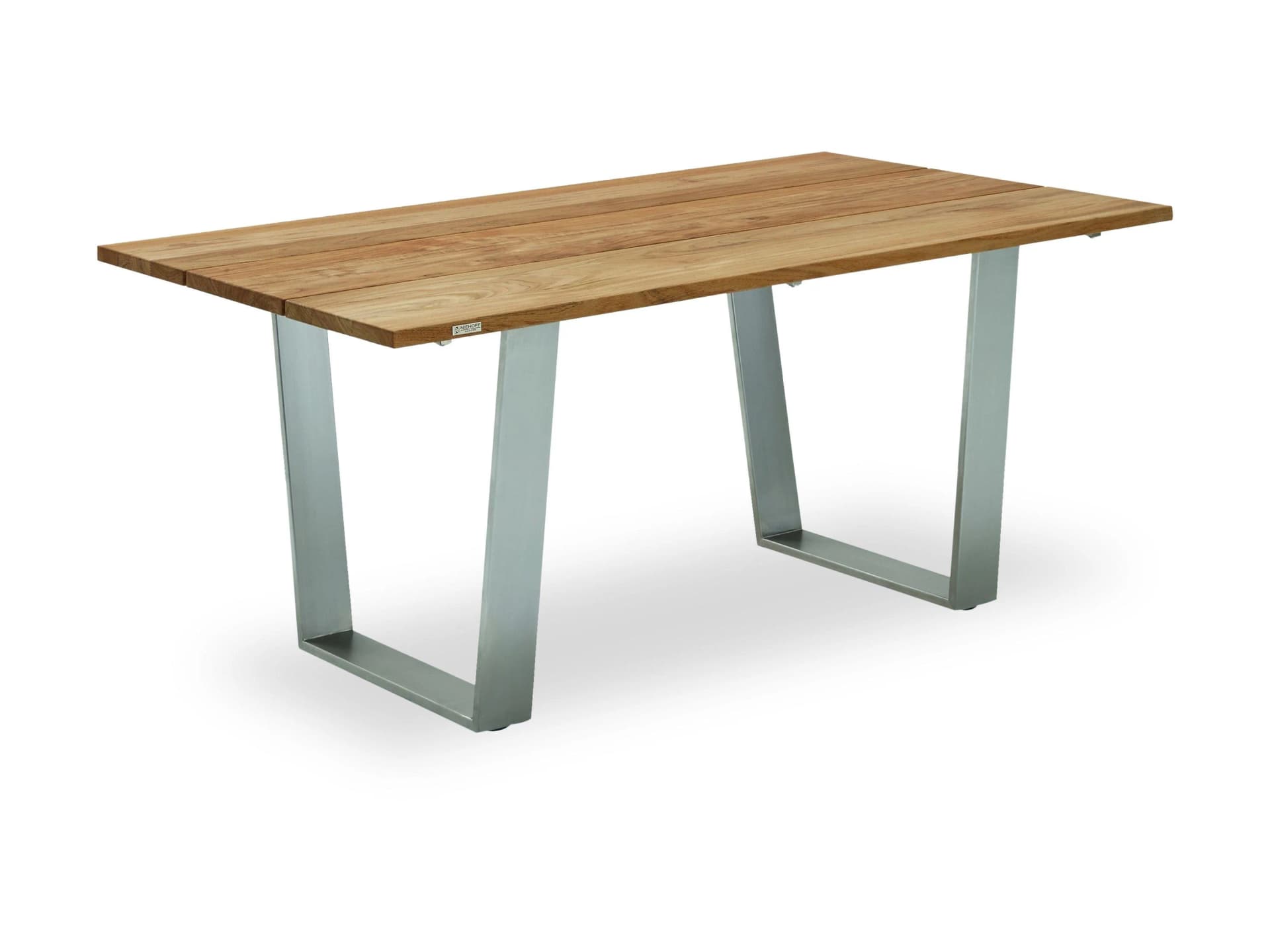 Niehoff Gartentisch Noah Teak Edelstahl
