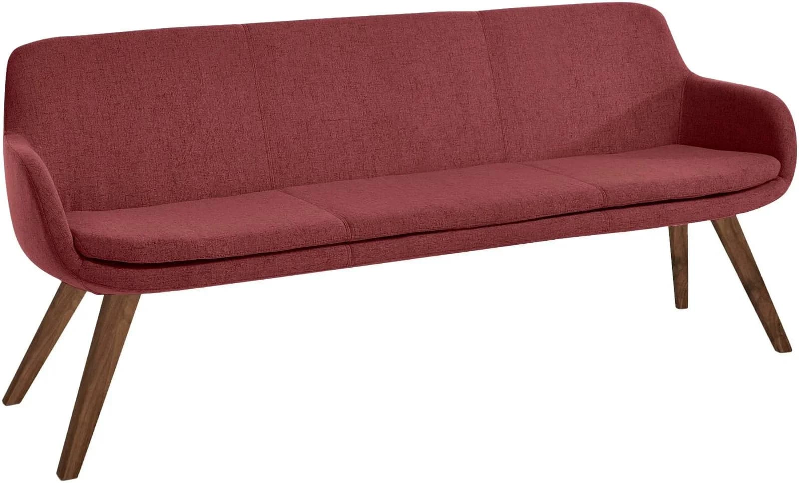 Musterring Essbank Tavia Bordeaux Wildnussbaum Massivholz