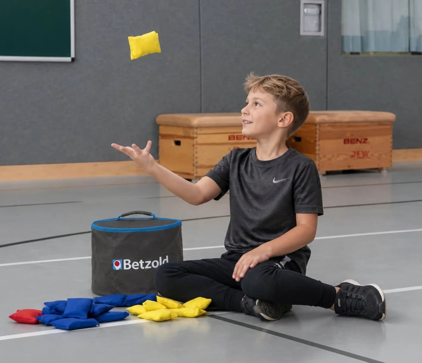 Betzold Outdoor-Spielzeugtasche mit 30 Bohnensäckchen für Motorik - Bild 4