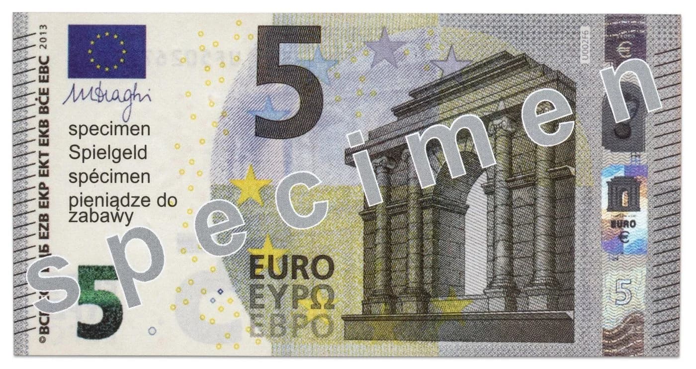 Betzold Spielgeld Euro-Geldscheine 130-tlg. Bunt Rechengeld