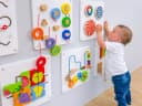Betzold Motorikbrett Wandelemente Set 1, 6-teilig Holz Bild 3