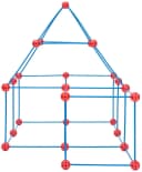 Betzold Steckbaukasten XXL – Geometrisches Lernspielzeug Blau/Rot Bild 3