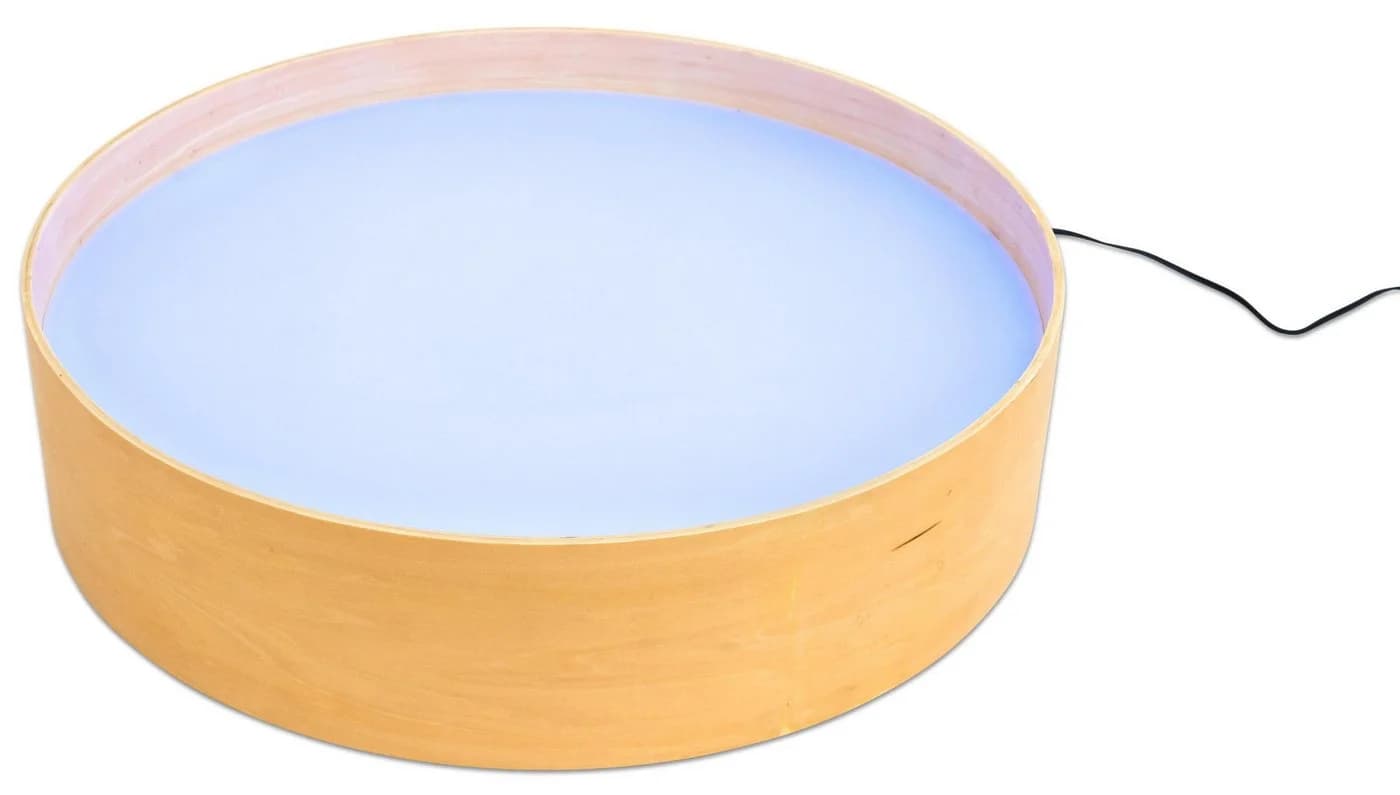 Betzold Spieltisch Lichttisch rund mit 16 Lichtfarben - Bild 2