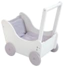 Betzold Puppenwagen aus massivem Buchenholz weiß Bild 2