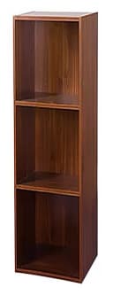 VCM Holz Schallplatten Regal Stand Regal mit 3 Fächer für 100 Schallplatten Bild 2