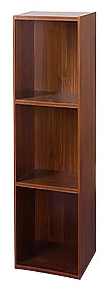 VCM Holz Schallplatten Regal Stand Regal mit 3 Fächer für 100 Schallplatten - Bild 2