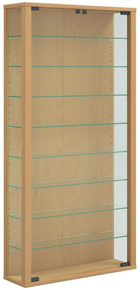 VCM Glasvitrine hängend Vitrosa Maxi Braun ESG-Sicherheitsglas - Bild 2