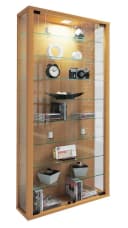VCM Glasvitrine hängend Vitrosa Maxi Braun ESG-Sicherheitsglas Bild 3