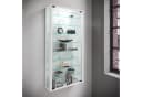 VCM Glasvitrine hängend Weiß ESG-Sicherheitsglas 8 Böden Bild 5
