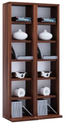 VCM Media-Regal Milano Braun Holzstruktur 204 CDs Bild 3