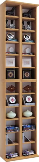 VCM Media-Regal Almera Braun Holzstruktur CD DVD Stand Bild 3