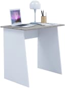 VCM Schreibtisch Masola Mini Braun/Weiß Holzstruktur Bild 2
