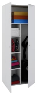 VCM Mehrzweckschrank Weiß 6 Fächer Holz Bild 2