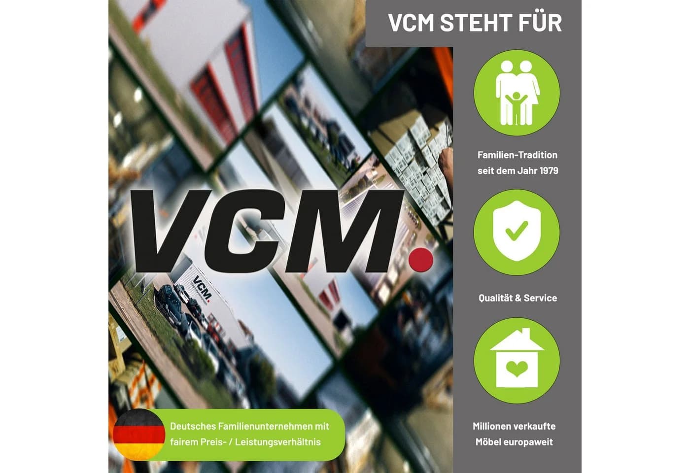 VCM Waschmaschinenumbauschrank Jutas Weiß/Schwarz Überbau - Bild 5