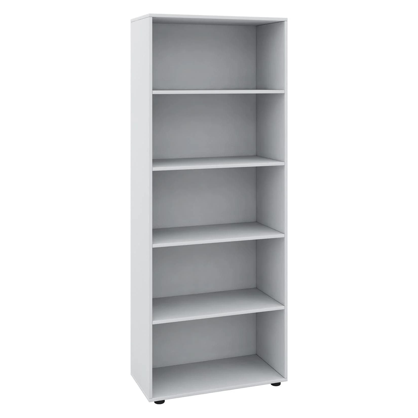 VCM Holz-Regal Vandol Weiß 5 Fächer Schuhregal