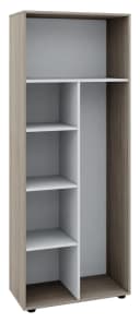 VCM Mehrzweckschrank Vandol Holz Braun 6 Fächer Putzschrank Bild 2